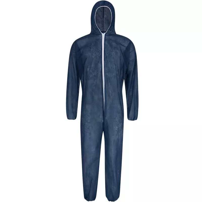PRO FIT 1431, PP Protective Coverall, Blue, image 1, gallery thumbnail