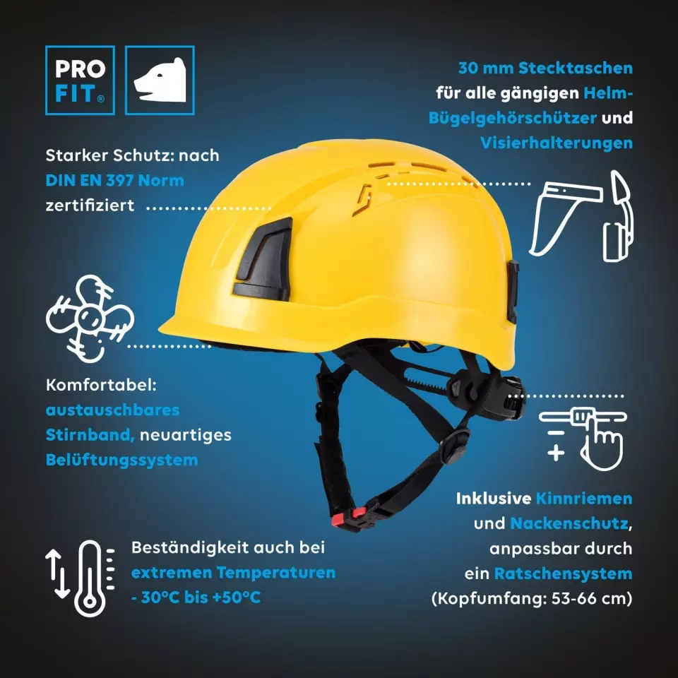 PRO FIT 156613, Pro Cap D!-Rock Safety Helmet, image 4, gallery thumbnail
