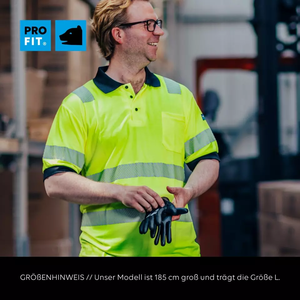 PRO FIT 2211, High visibility polo shirt, image 5, gallery thumbnail