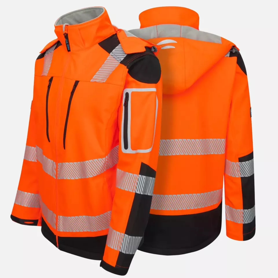 PRO FIT 981, Warnschutz Softshelljacke, image 1, gallery thumbnail