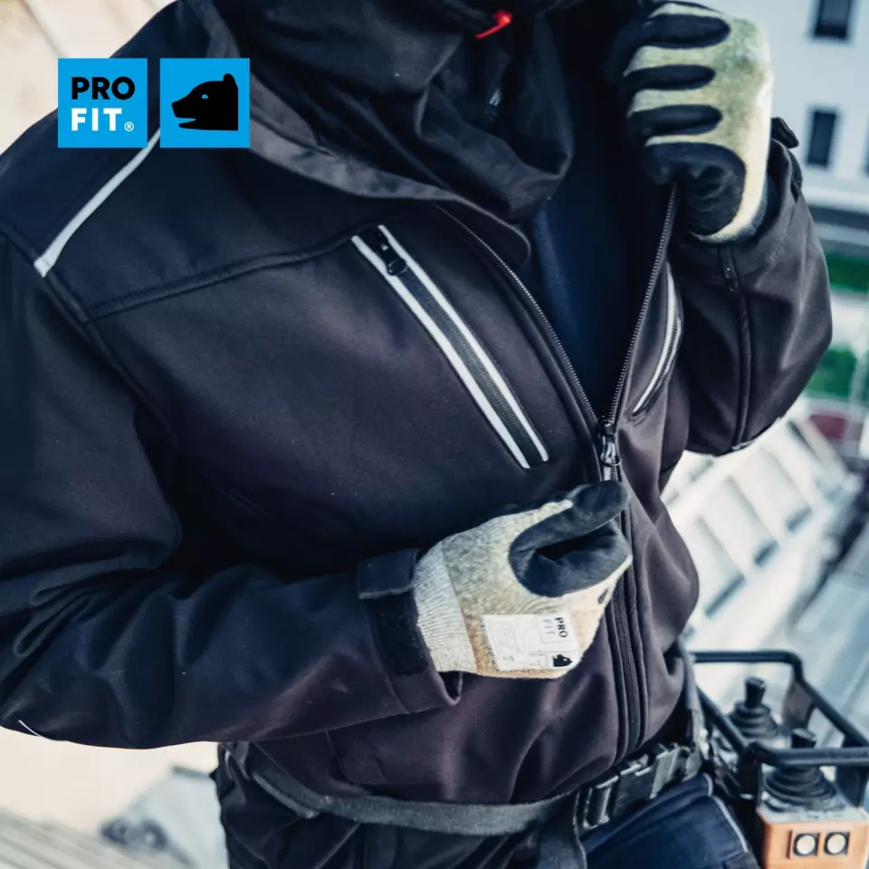 PRO FIT 417, Softshell Jacket, image 10, gallery thumbnail