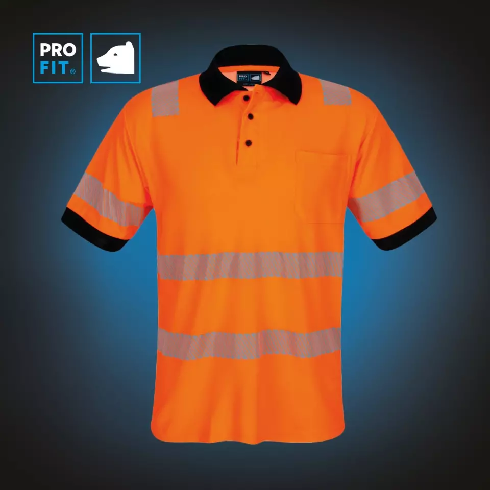 PRO FIT 221, High visibility polo shirt, image 2, gallery thumbnail