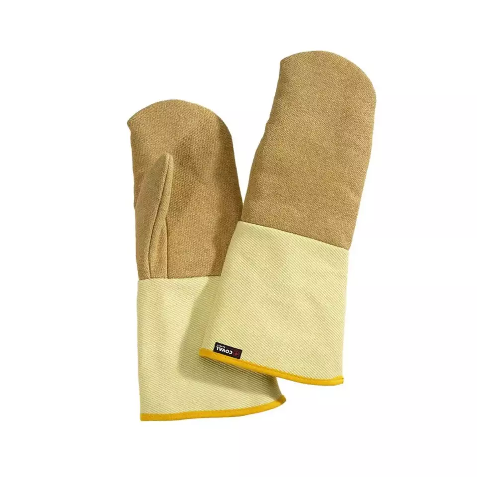 Coval F2AGP, Two finger Aramid heat resistant gloves, image 1, gallery thumbnail