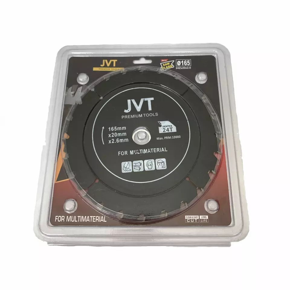 JVT JVT24Z, Pyörösahanterä 165 x 20 x 2,6 mm Z-24 puun sahaukseen, image 1, gallery thumbnail