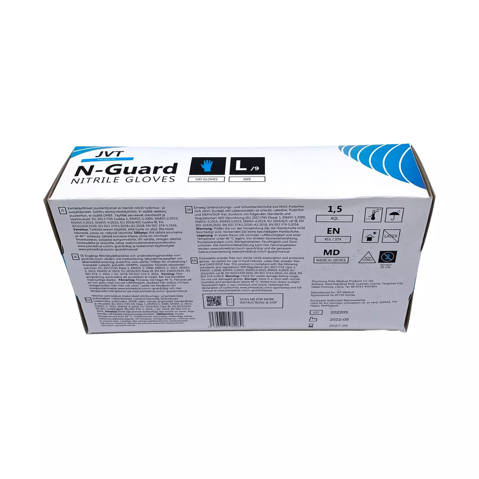 JVT NG, Medical Nitrile Gloves, image 4
