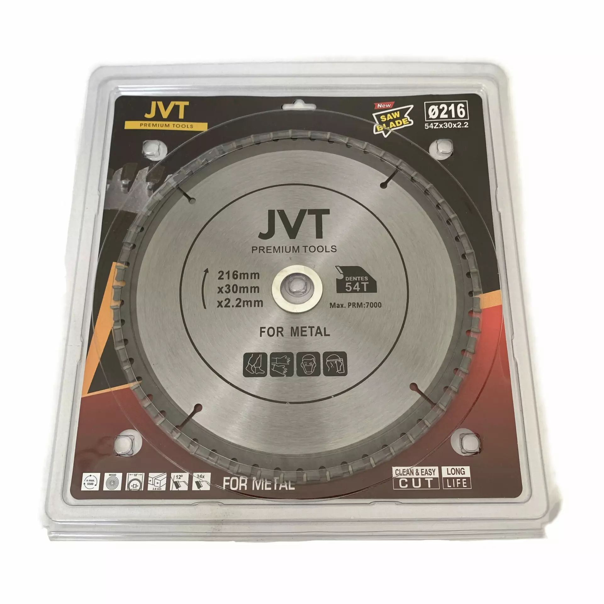 JVT JVT54Z, Circular Saw Blade 216 x 30 x 2.2 mm Z-54 for Metal, image 1