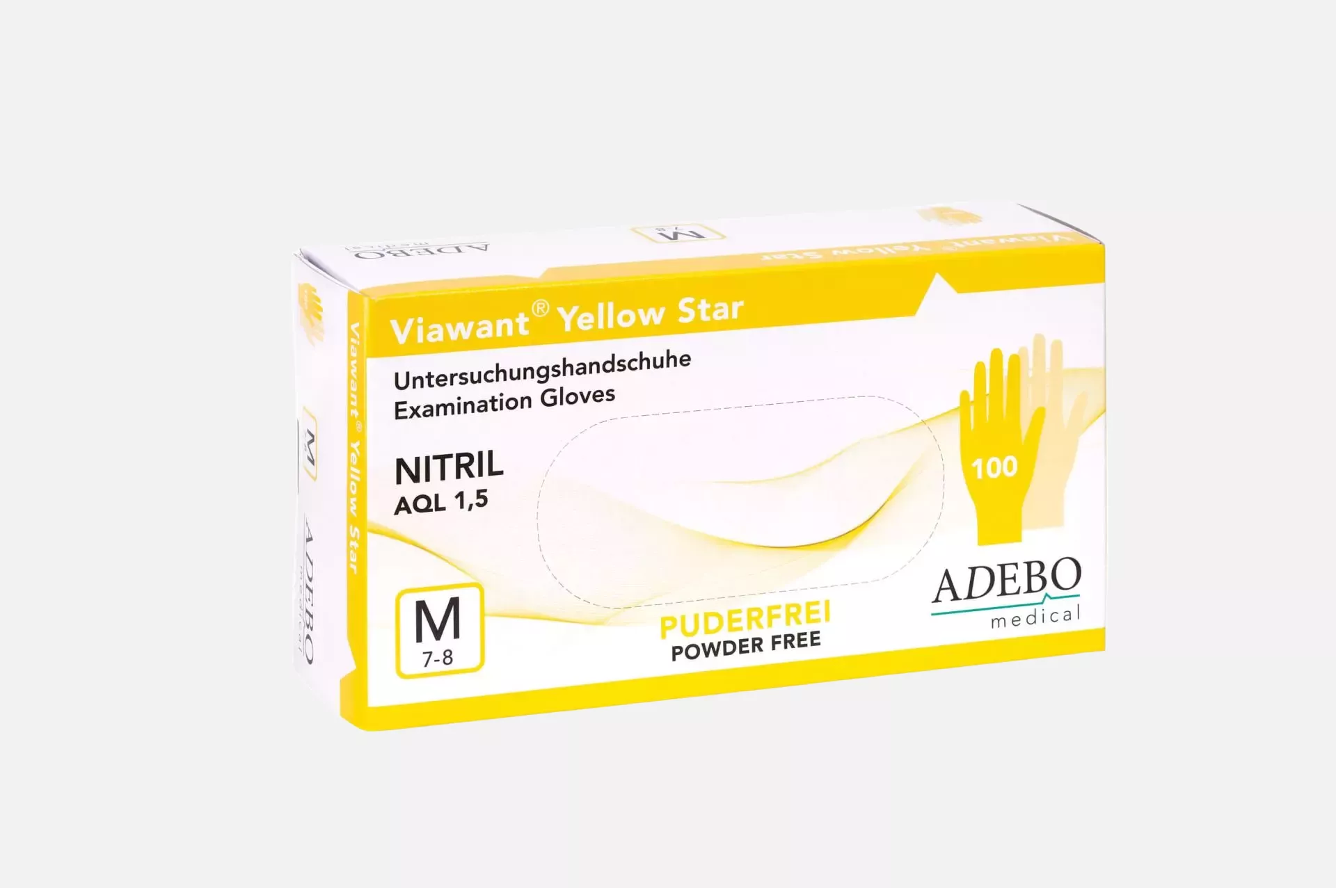 Adebo 220, Viawant Nitrile Yellow Star, image 1