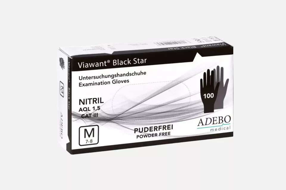 Adebo 110, Viawant Nitrile Black Star, image 1, gallery thumbnail