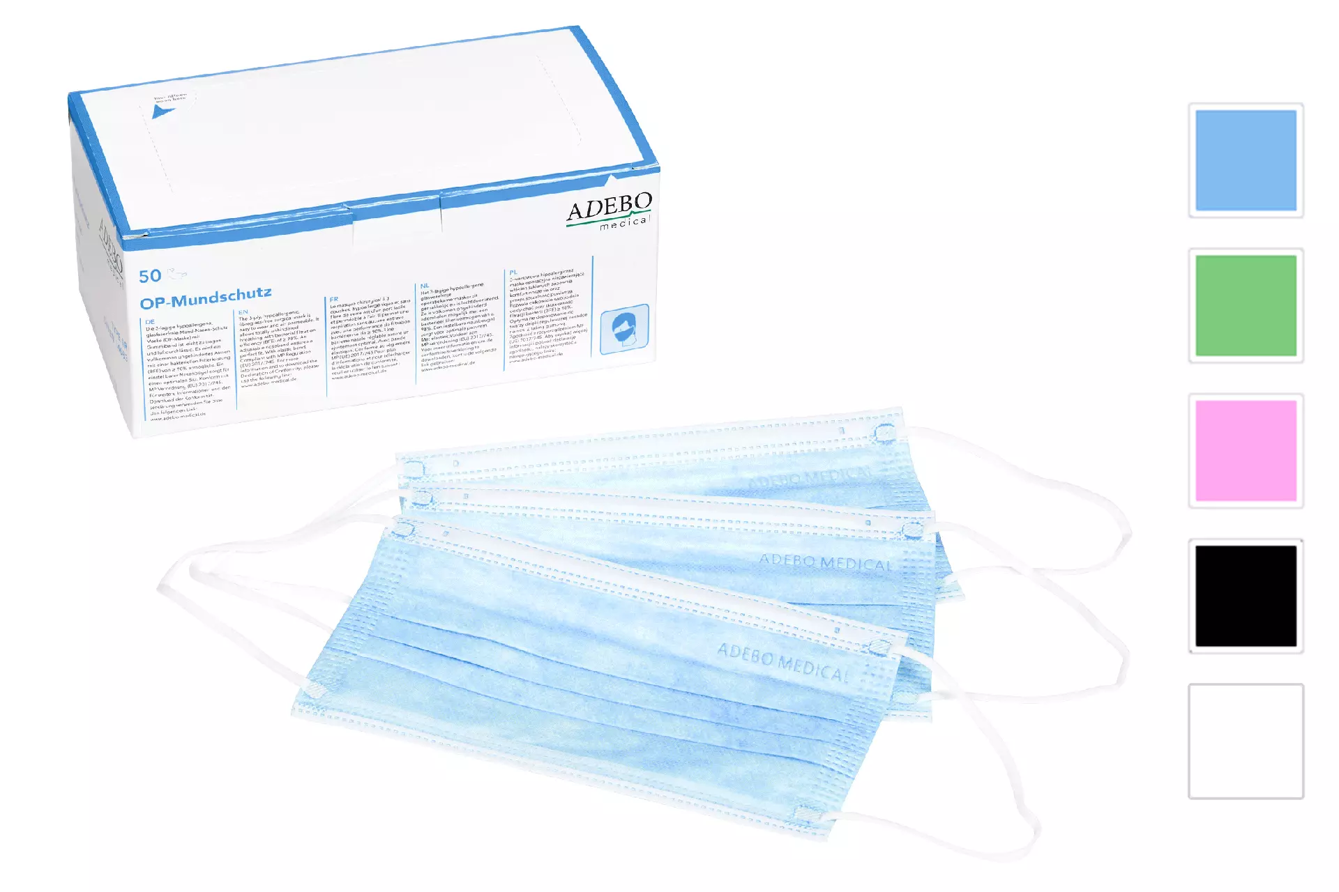 Adebo 10, 3-Ply Face Mask, image 1