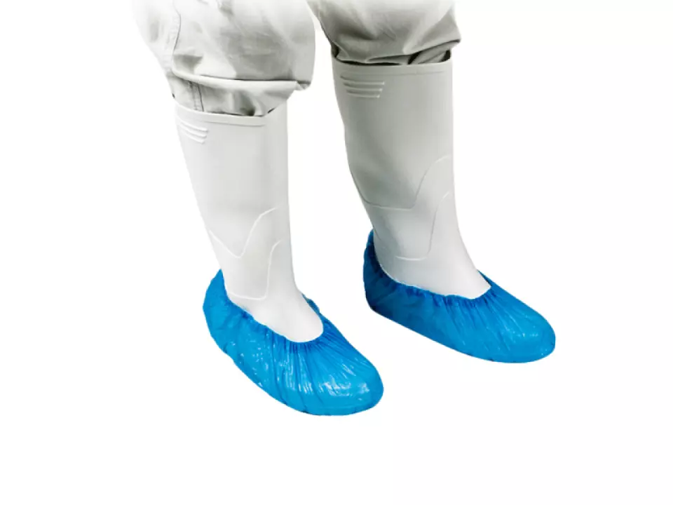 Adebo 16020, CPE Shoe Covers, image 1, gallery thumbnail