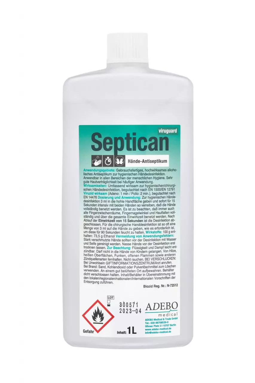 Adebo 14070, Septican Antiseptic 1000 ml, image 1, gallery thumbnail