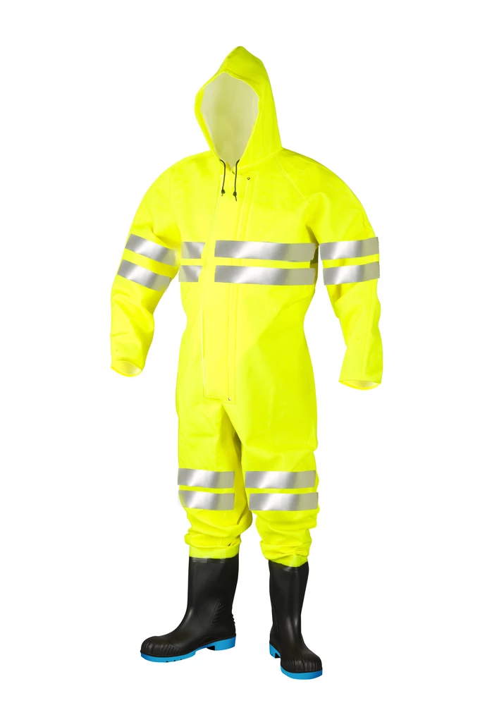Dolfing 426-13-12-48, ARNISTON Reflective Coverall with safety boots (S5) P13 Yellow 48/49