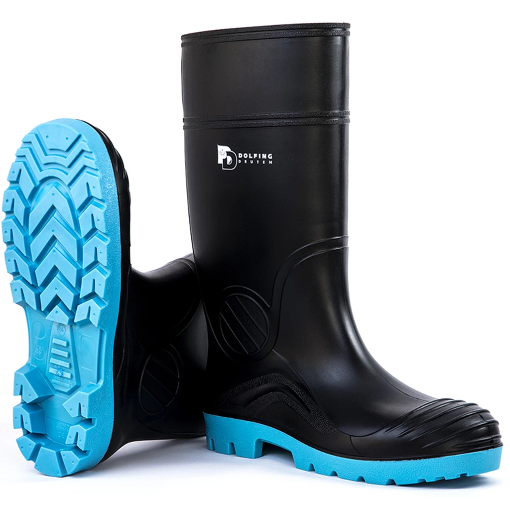 Dolfing 489-90-08, Wellington Boots PVC Heavy Duty (upcycled material) Black, image 1