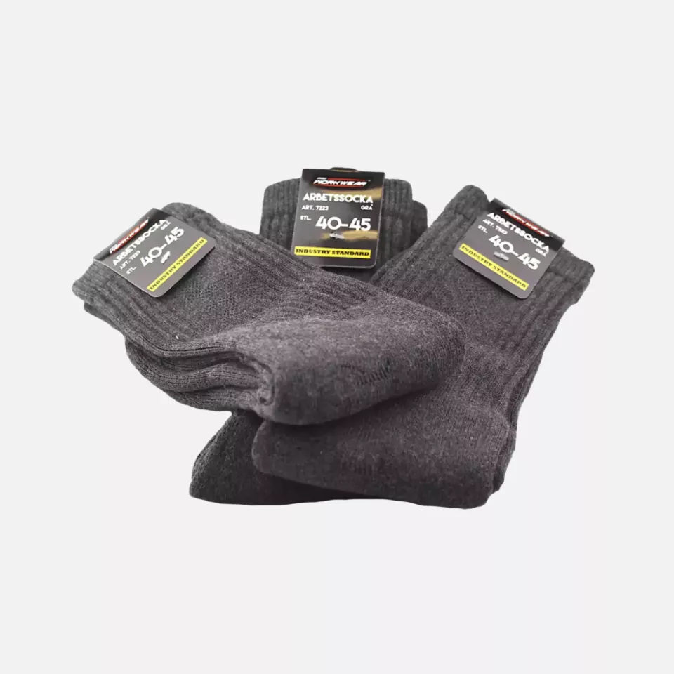 Pro Workwear 7334, Gray Work Socks 40-45, image 1, gallery thumbnail