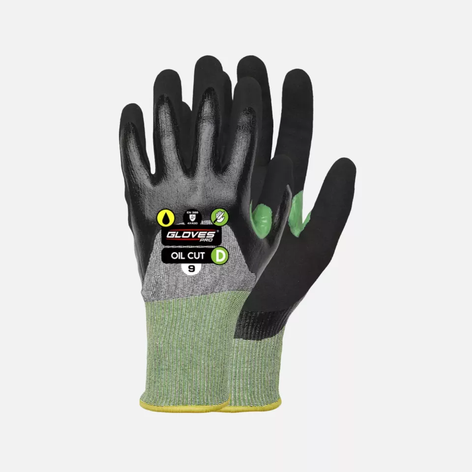 Gloves Pro 5695, Ölbeständige Schnittschutzhandschuhe D, image 1, gallery thumbnail