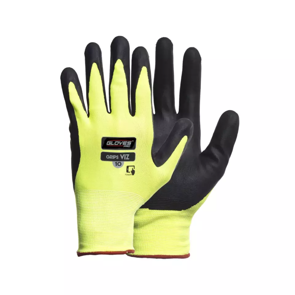 Gloves Pro 5609, Hi-Vis Work Gloves, image 1, gallery thumbnail