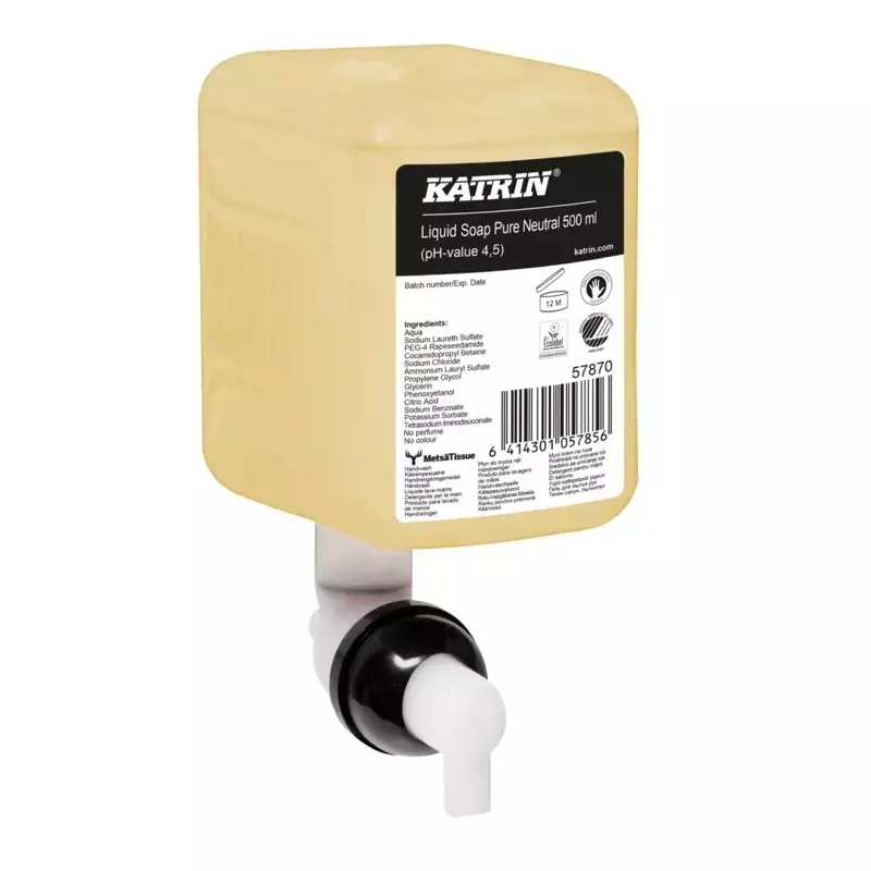 Katrin 57870, Liquid Soap 500ml, Pure Neutral Fragrance-Free, image 1, gallery thumbnail