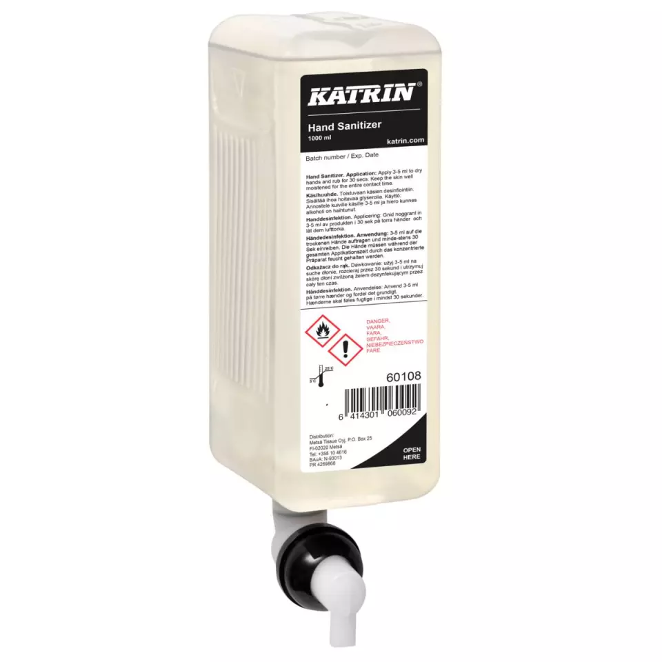 Katrin 60108, Nestemäinen Käsihuuhde1000ml, image 1, gallery thumbnail