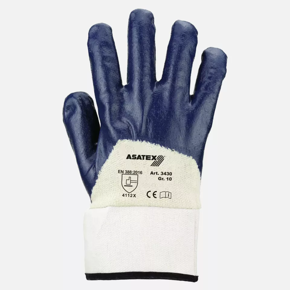 Asatex 3430, Nitrile Glove, image 2, gallery thumbnail