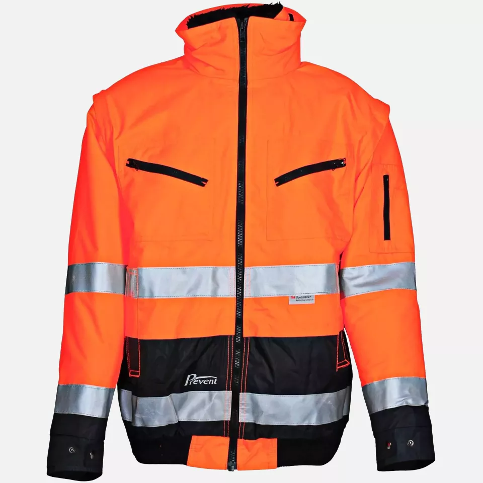Asatex 174ZO, PREVENT® Hi-Vis Pilot Jacket, image 2, gallery thumbnail