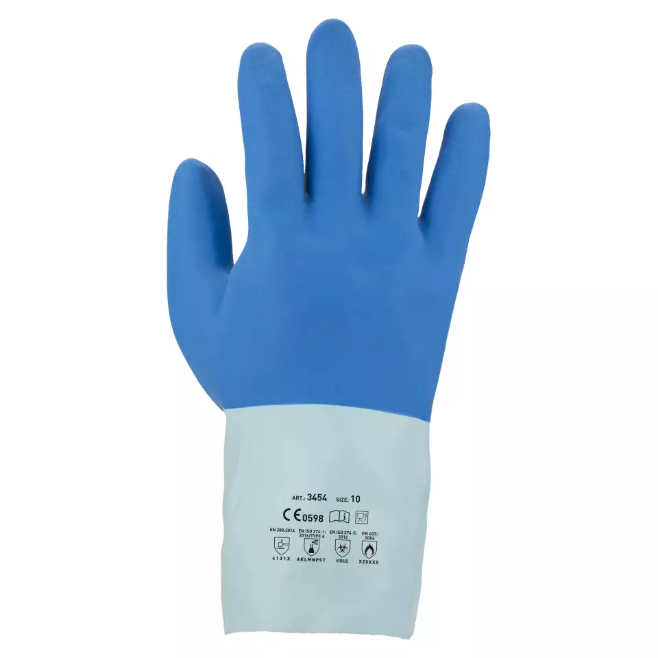 Asatex 3454, Chemical Protection Glove, image 2, gallery thumbnail
