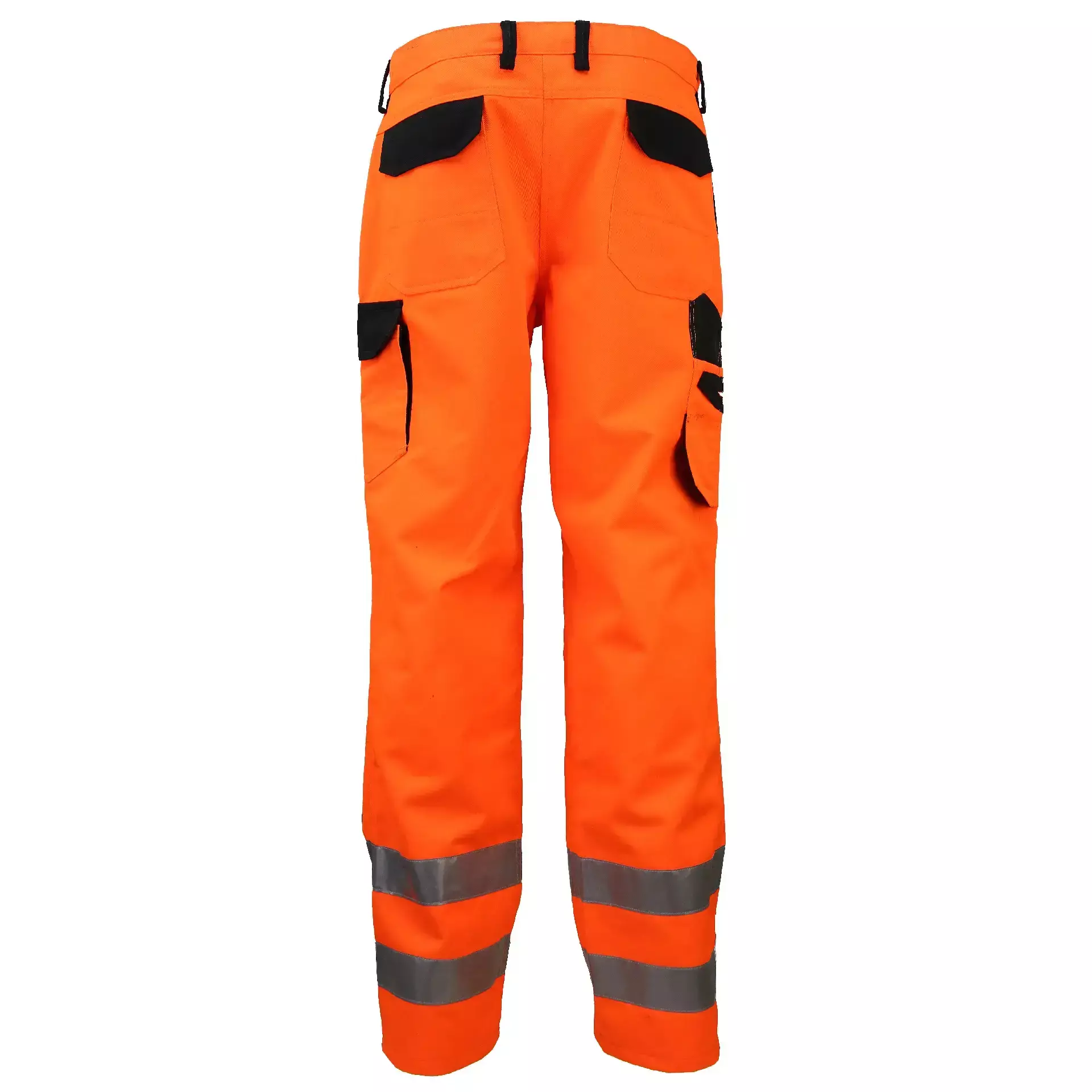Asatex PTW-HON-ORANGE-SCHWARZ, PREVENT® Hi-Vis Trousers, image 2