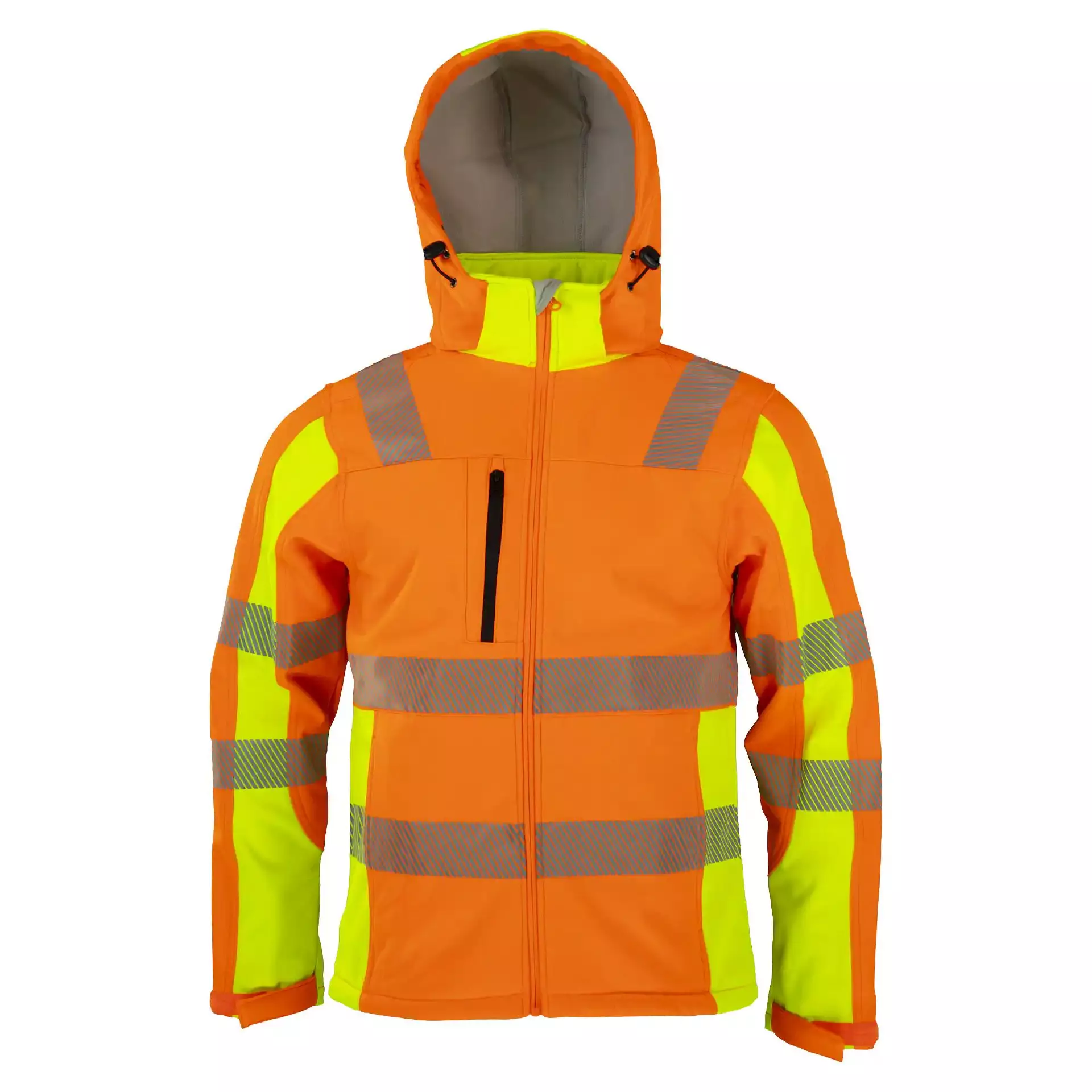 Asatex PTW-DS-ORANGE-GELB, PREVENT® Trendline Softshelljacke, image 3