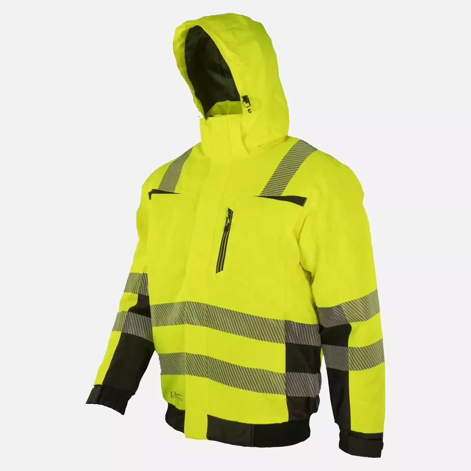 Asatex PTW-PN-GELB-SCHWARZ, PREVENT® Trendline Pilot Jacket, image 3, gallery thumbnail