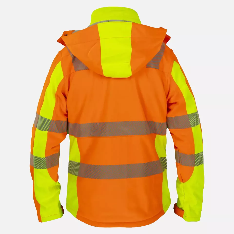 Asatex PTW-DS-ORANGE-GELB, PREVENT® Trendline Softshell Jacket, image 1, gallery thumbnail