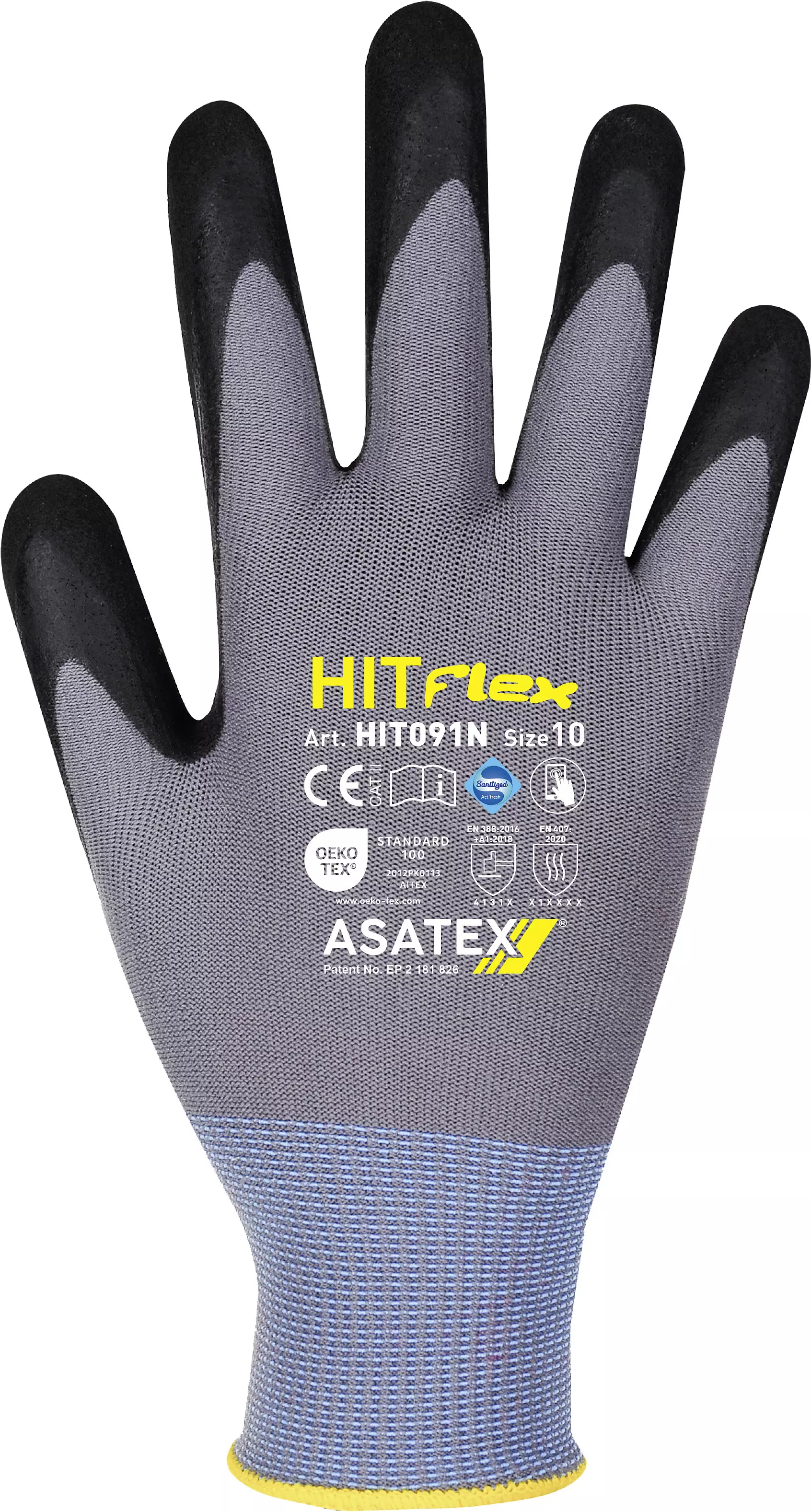 Asatex HIT091N, Dotted Fine Knit Glove