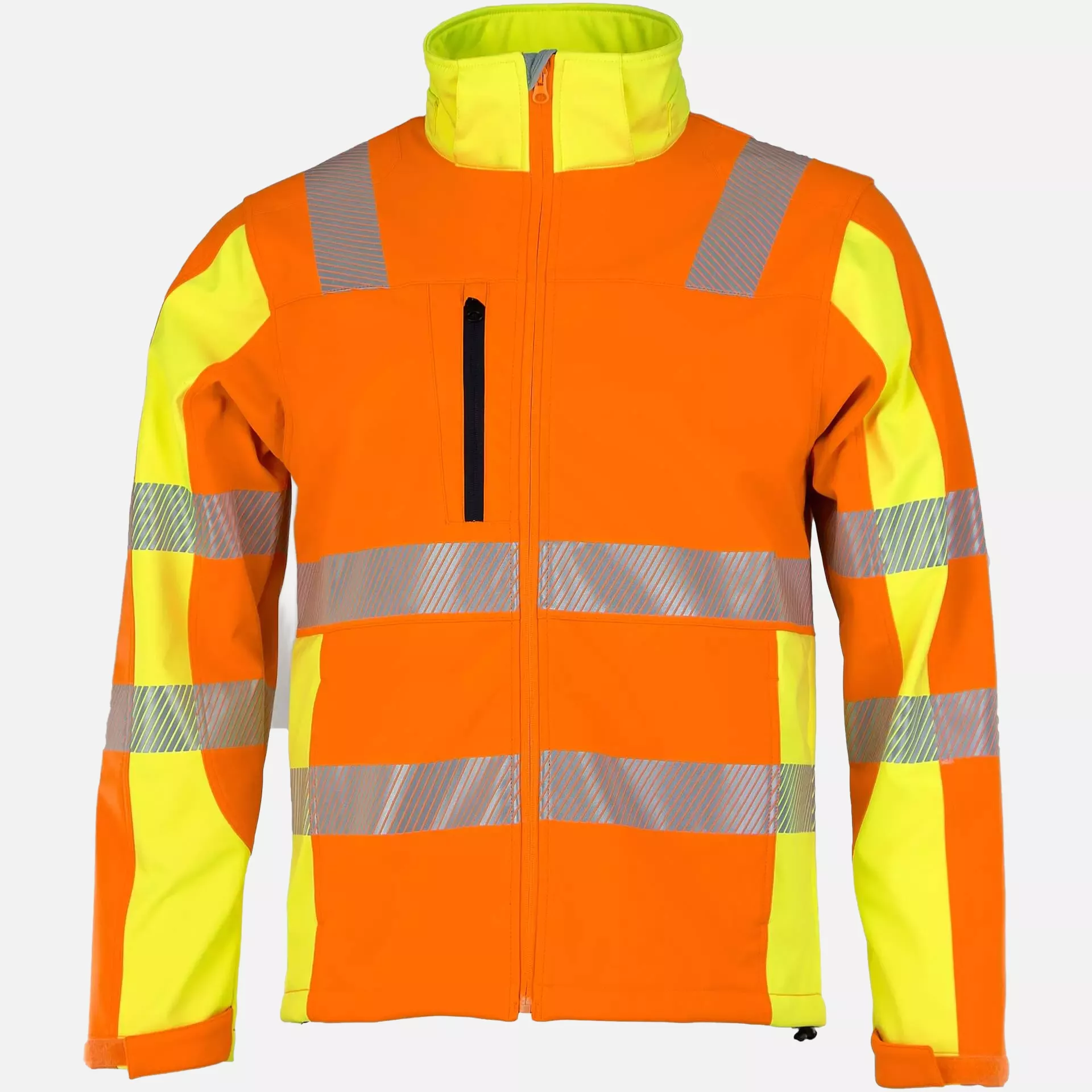 Asatex PTW-DS-ORANGE-GELB, PREVENT® Trendline Softshell Jacket, image 2
