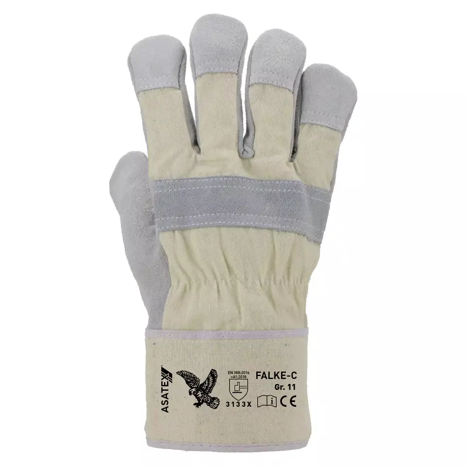 Asatex FALKE-C, Rindspaltleder-Handschuh 11, image 2, gallery thumbnail