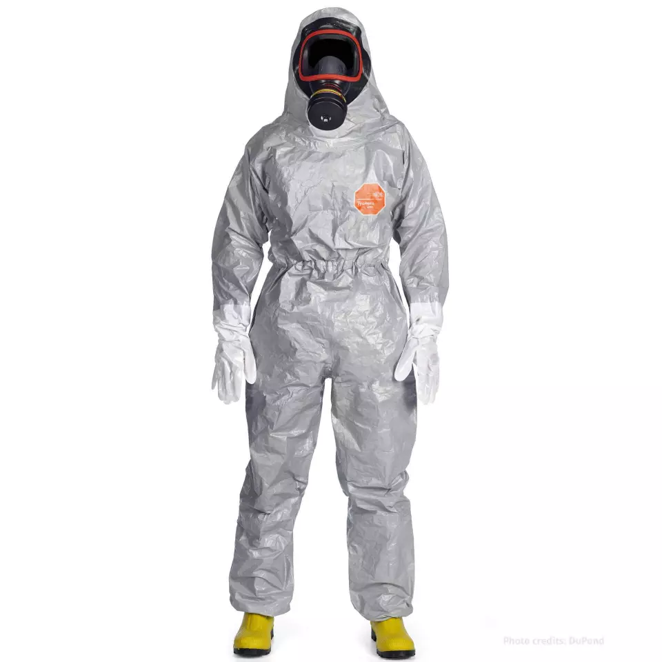 DuPont TF6000FGM, Tychem® 6000 F FaceSeal 0611 Protective Suit, image 1, gallery thumbnail