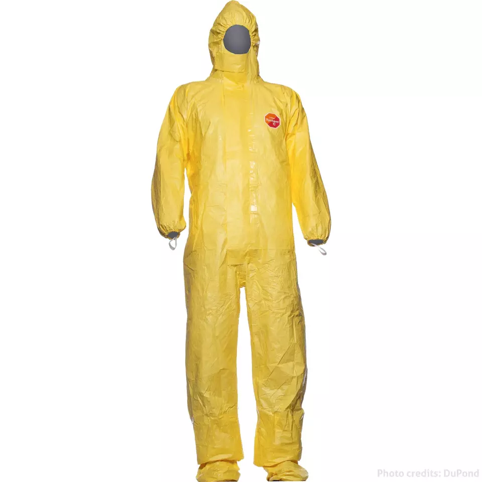 DuPont TOKCF, TYCHEM® 2000 C CHA5 Protective Coverall with Boot Cover, image 1, gallery thumbnail