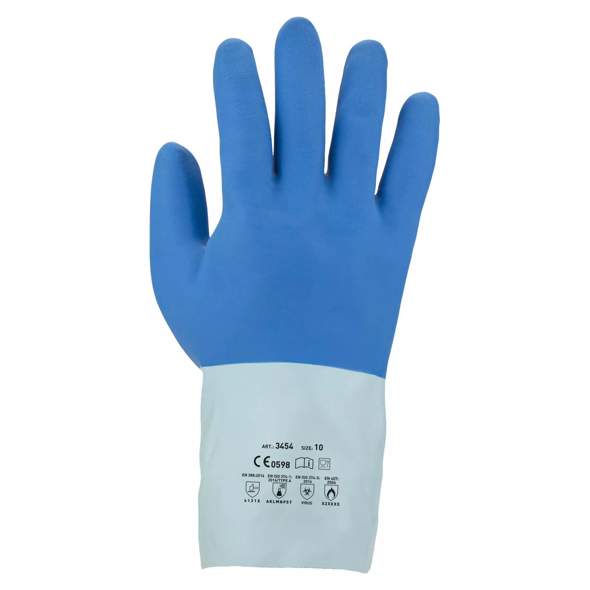 Asatex 3454, Chemical Protection Glove, image 2