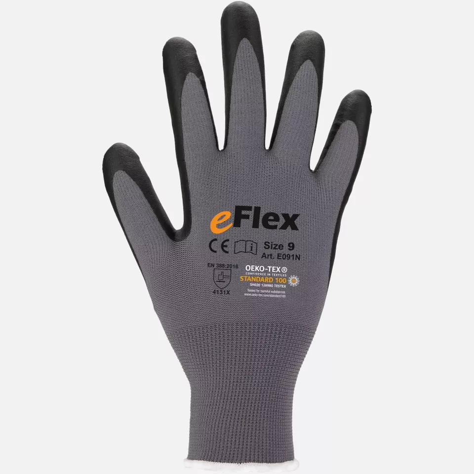 Asatex E091N, Dotted Fine Knit Glove, image 1, gallery thumbnail