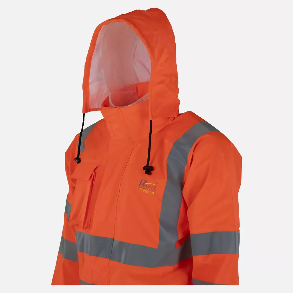 Asatex PJO-FR, PREVENT® Hi-Vis Jacket with Flame Protection, image 4, gallery thumbnail
