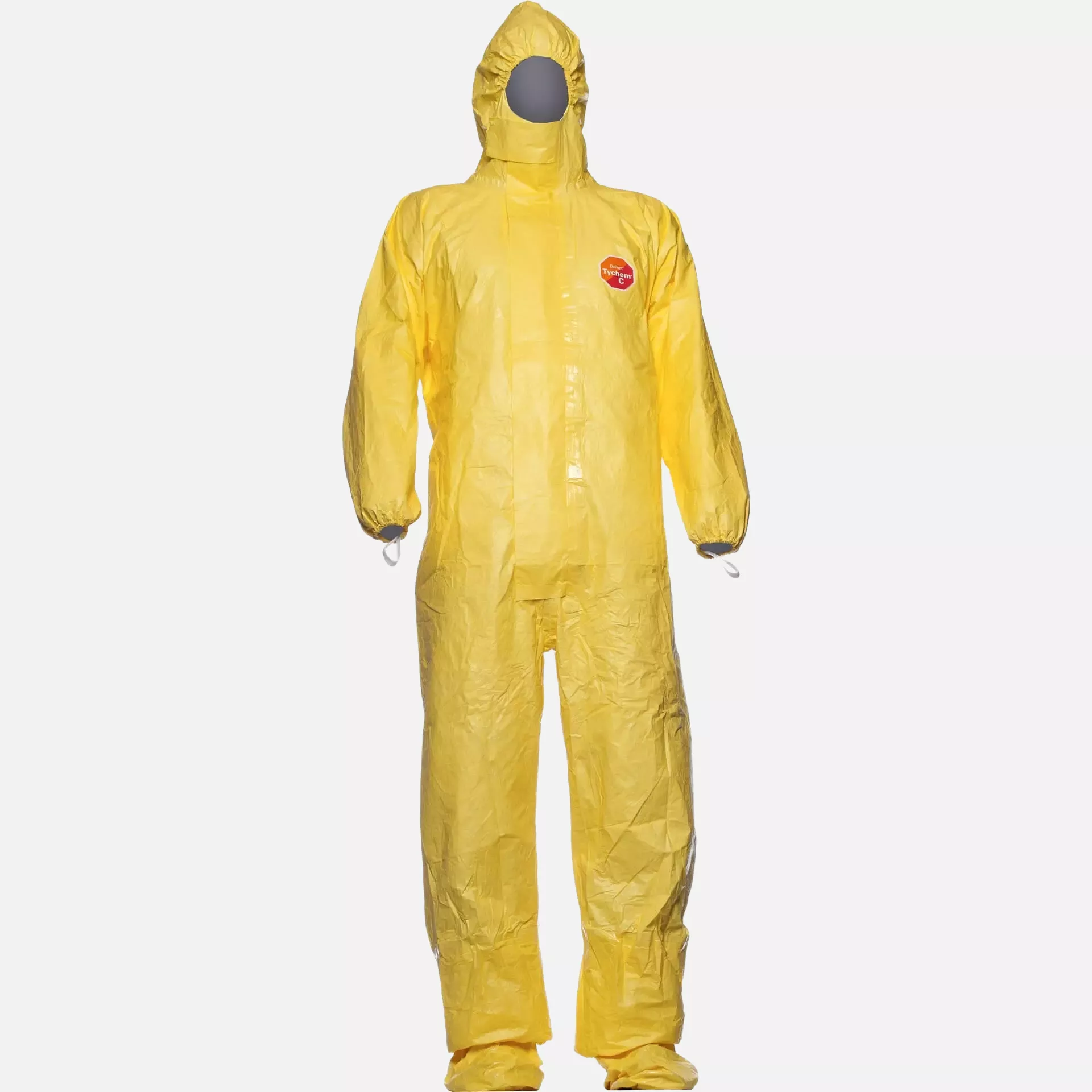 DuPont TOKCF, TYCHEM® 2000 C CHA5 Coverall with Integrated Socks, image 1
