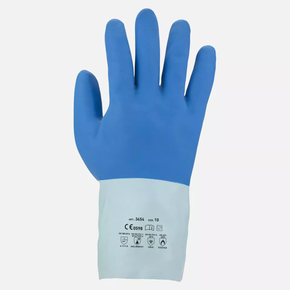 Asatex 3454, Chemical Protection Glove, image 2, gallery thumbnail