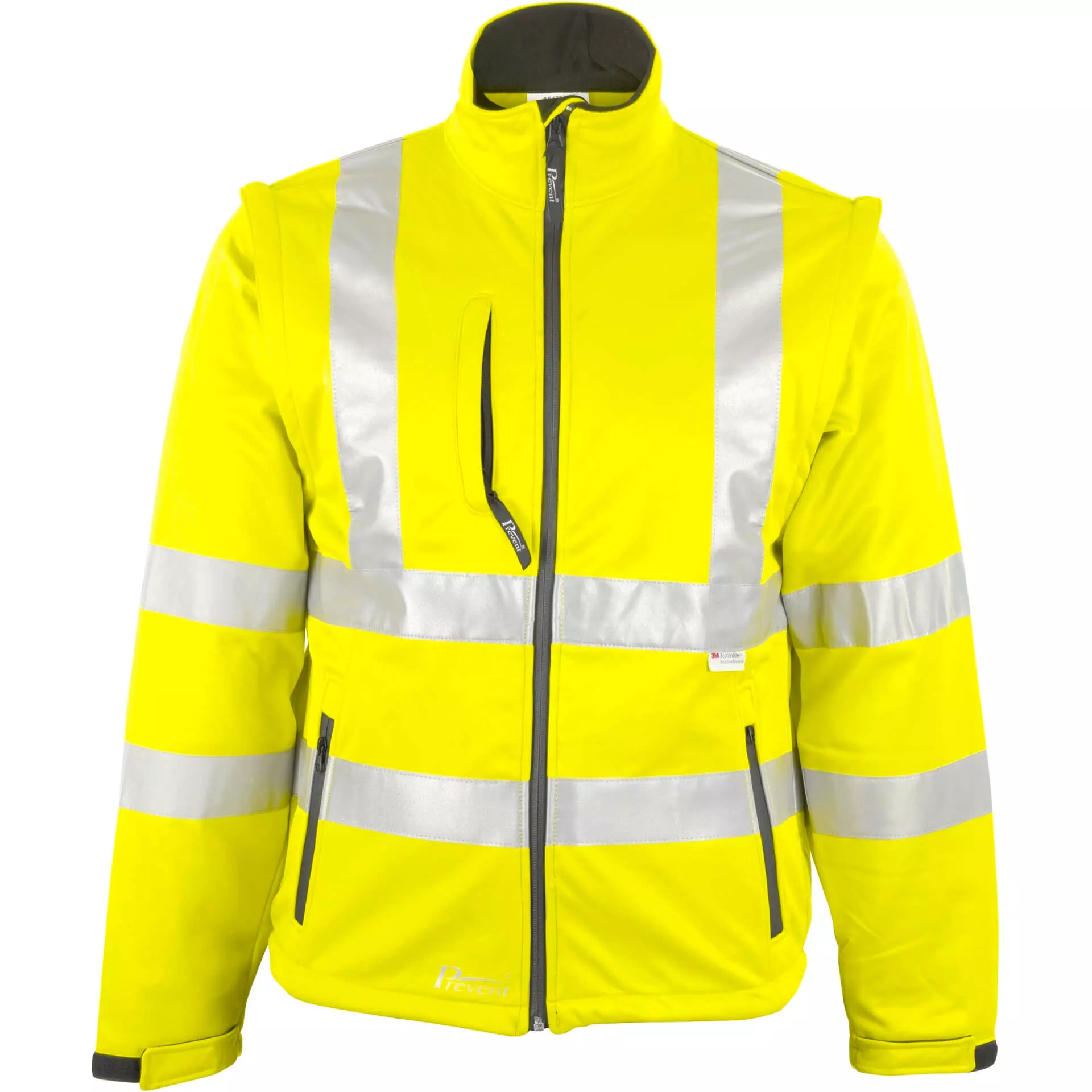 Asatex 8060G, PREVENT® Hi-Vis Softshell Jacket