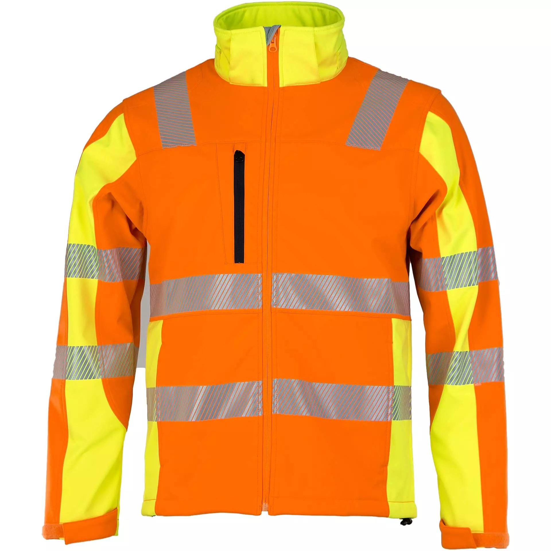 Asatex PTW-DS-ORANGE-GELB, PREVENT® Trendline Softshelljacke, image 2