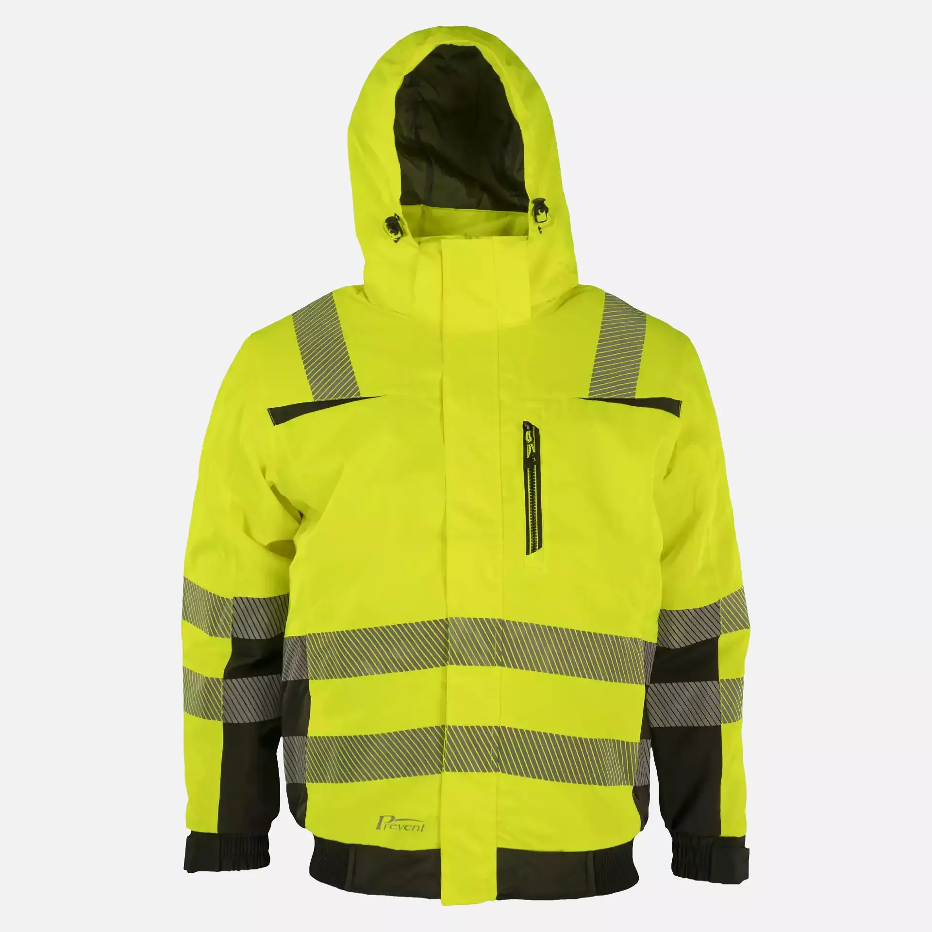 Asatex PTW-PN-GELB-SCHWARZ, PREVENT® Trendline Pilot Jacket, image 4