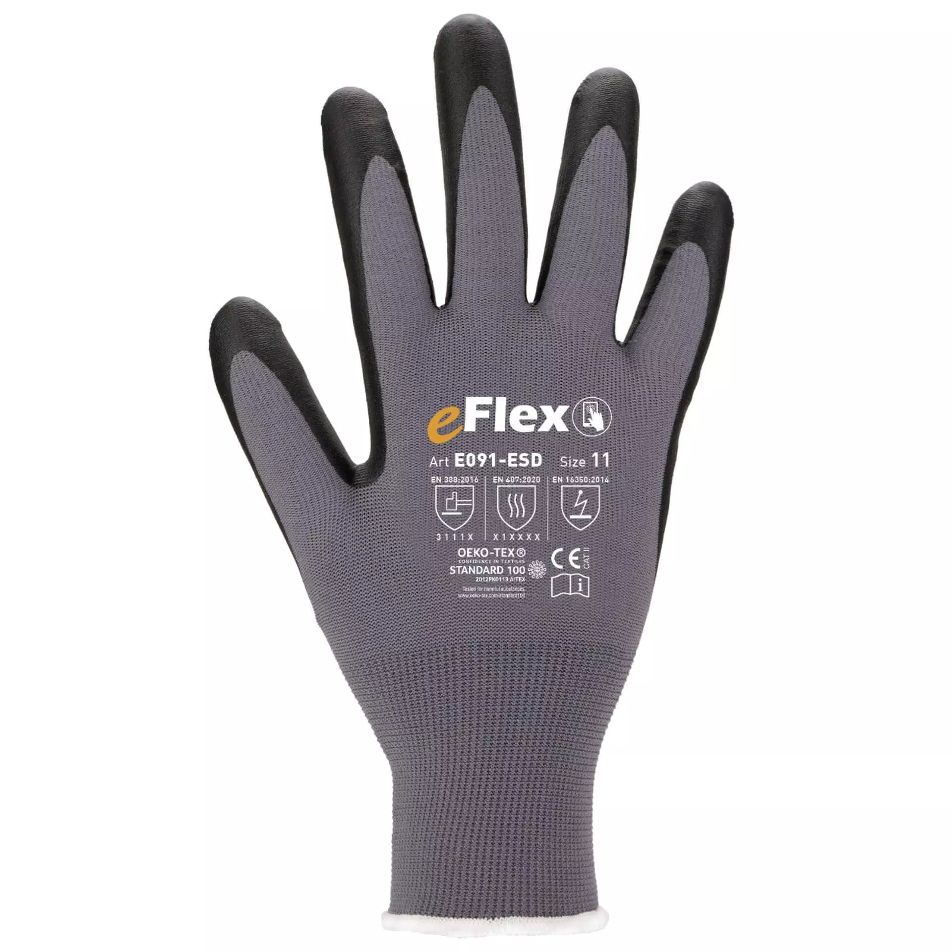 Asatex E091-ESD, Fine Knit Glove