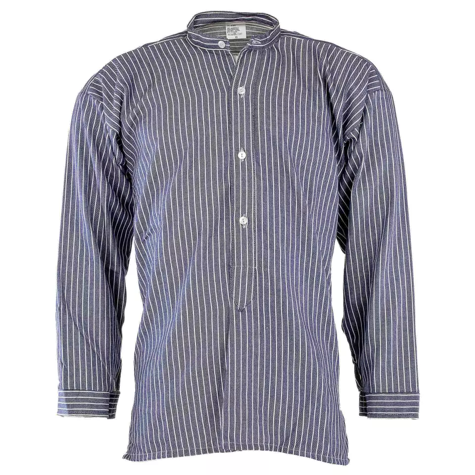 Asatex GRUBENHE, Collarless Work Shirt, image 2, gallery thumbnail