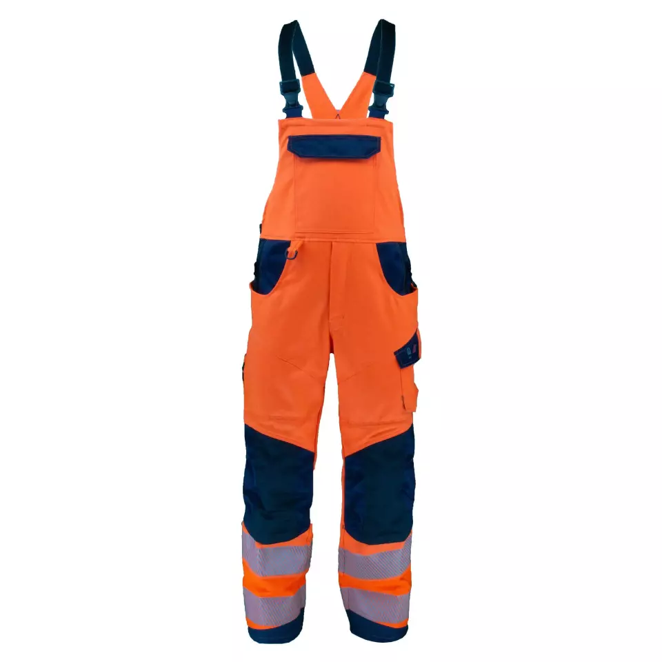 Asatex 4182LH, High-Visibility Bib Overalls, image 2, gallery thumbnail