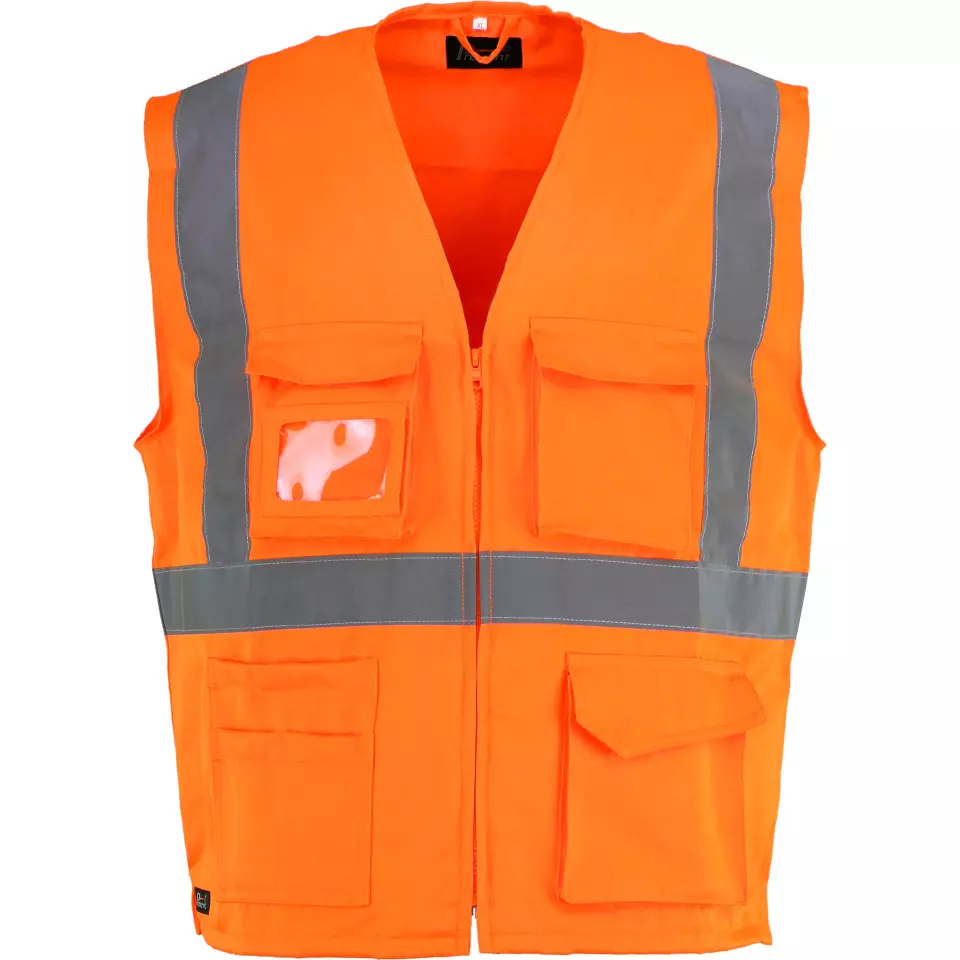 Asatex PTW-WT-LEUCHTORANGE, PREVENT® Trendline Warnweste, image 1, gallery thumbnail