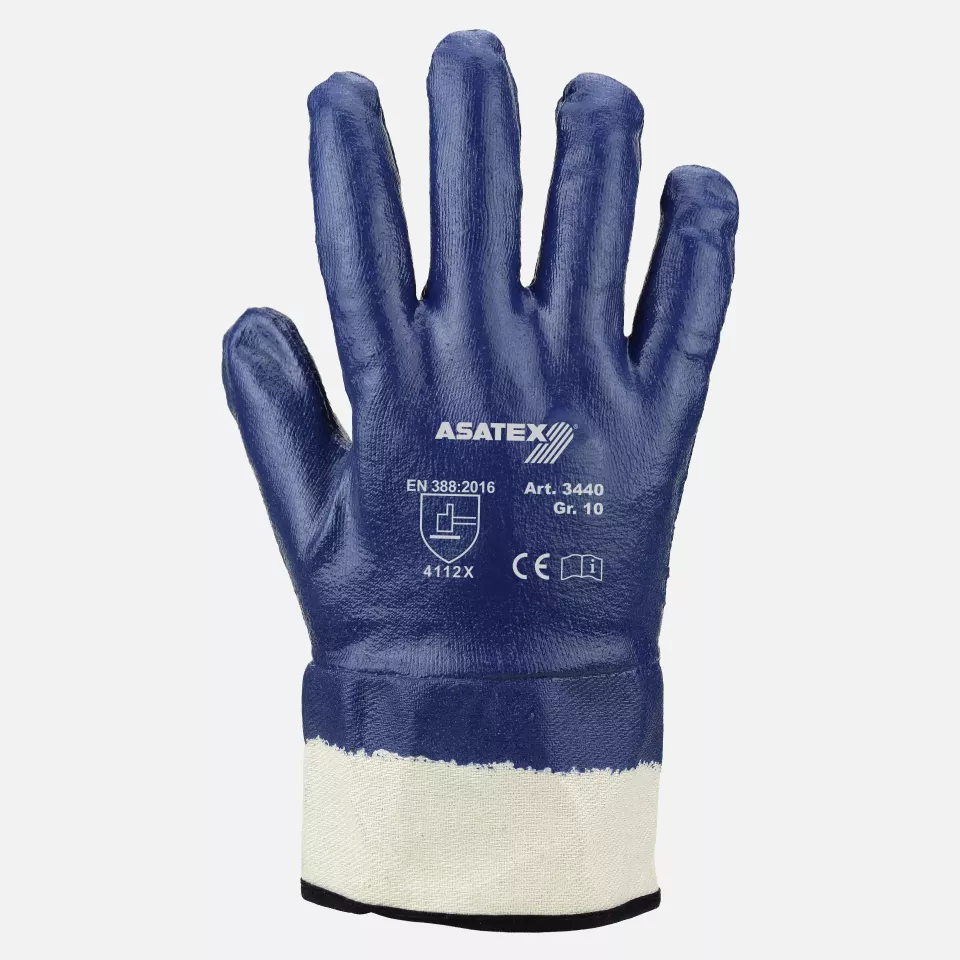 Asatex 3440, Nitrile Glove, image 2, gallery thumbnail