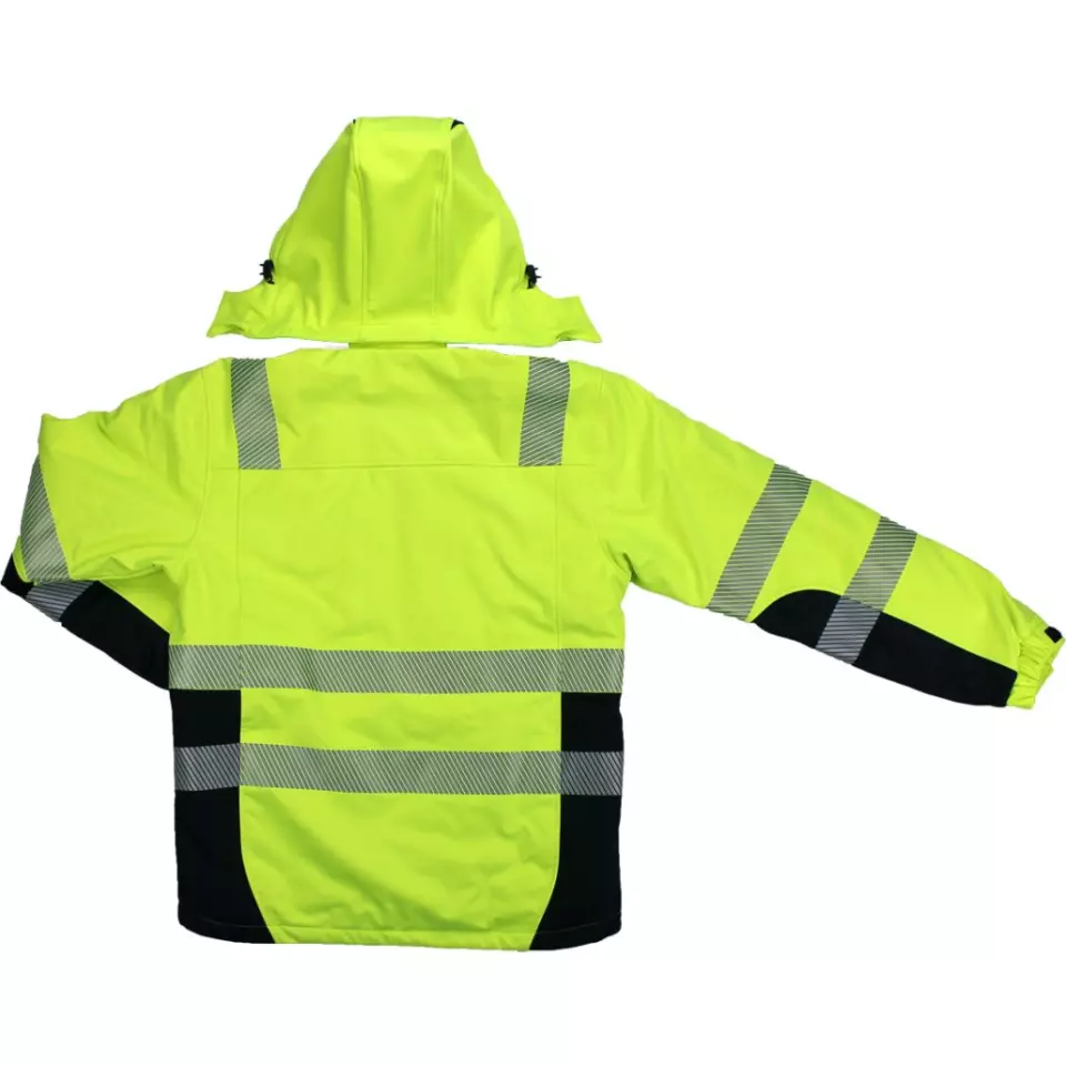 Asatex PTW-SP-GELB-SCHWARZ, PREVENT® Trendline Warnschutz-Softshelljacke, image 2, gallery thumbnail