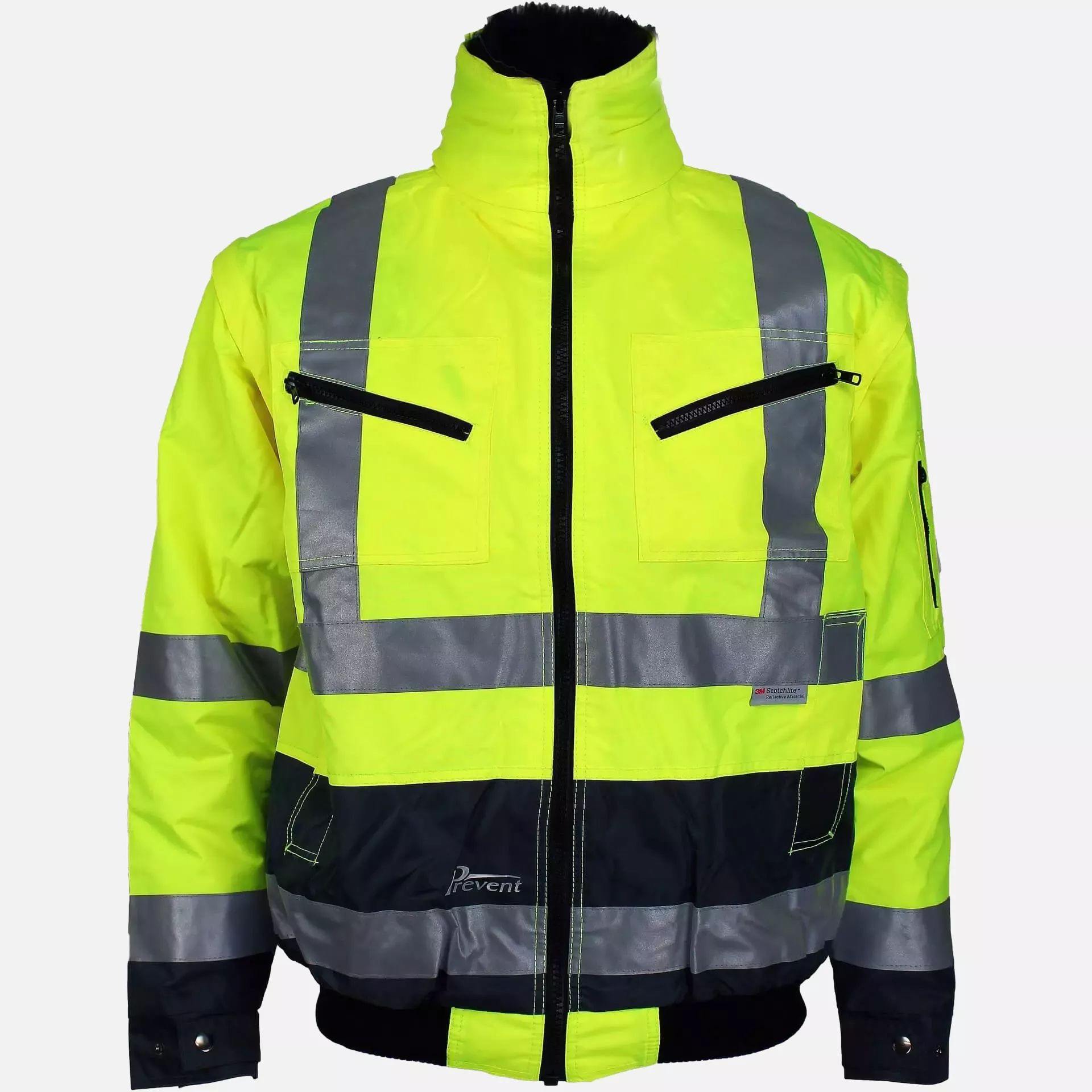 Asatex 174ZG-3, PREVENT® Hi-Vis Pilot Jacket, image 3