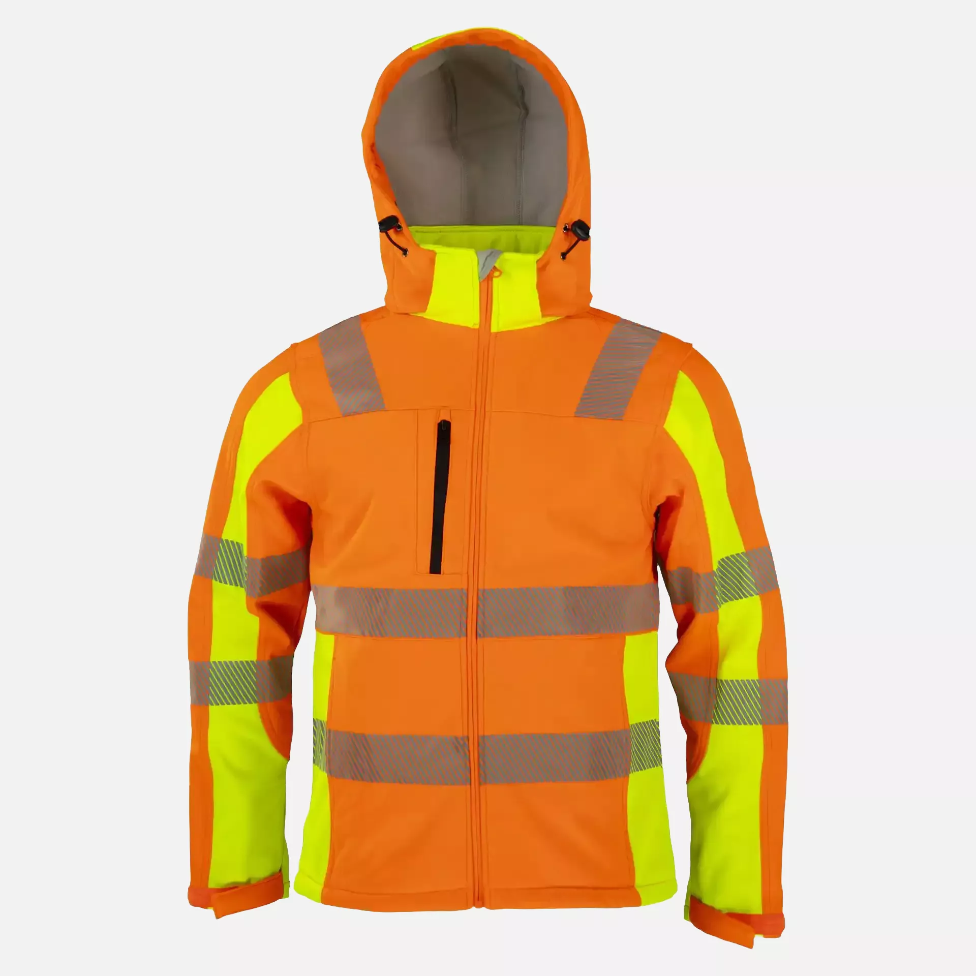 Asatex PTW-DS-ORANGE-GELB, PREVENT® Trendline Softshell Jacket, image 3